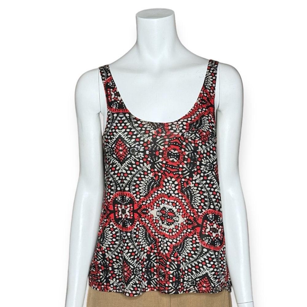 Volcom Geometric Print Scoop Neck Tank